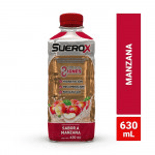 BEBIDA ISOTONICA MANZANA 630 ML - SUEROX