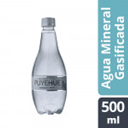 AGUA CON GAS PET 500 CC - PUYEHUE