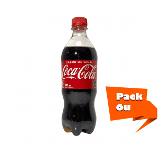 Coca Cola 591 ml x6 und