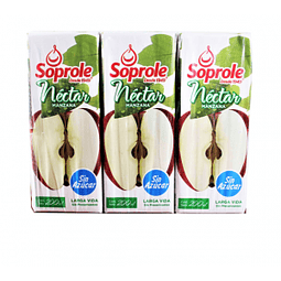 Néctar Manzana Soprole x6 u