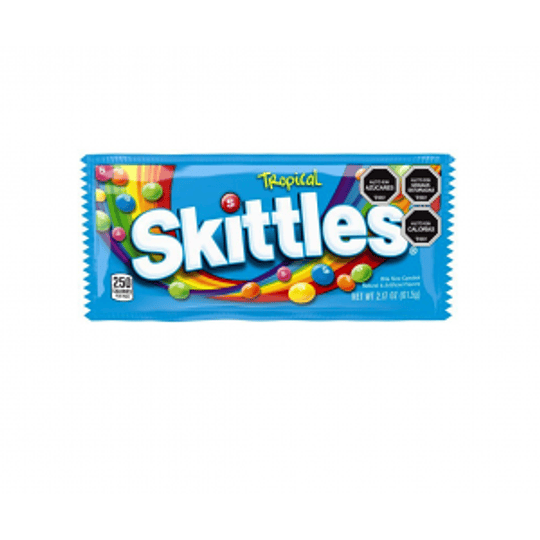 Caramelos Skittles Tropical Pack 6 unidades