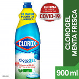 CLORO GEL 900 ML MENTA EUCALIPTUS - CLOROX