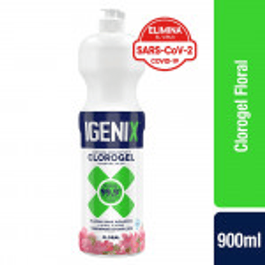 CLORO GEL 900 ML BAÑO FLORAL - IGENIX