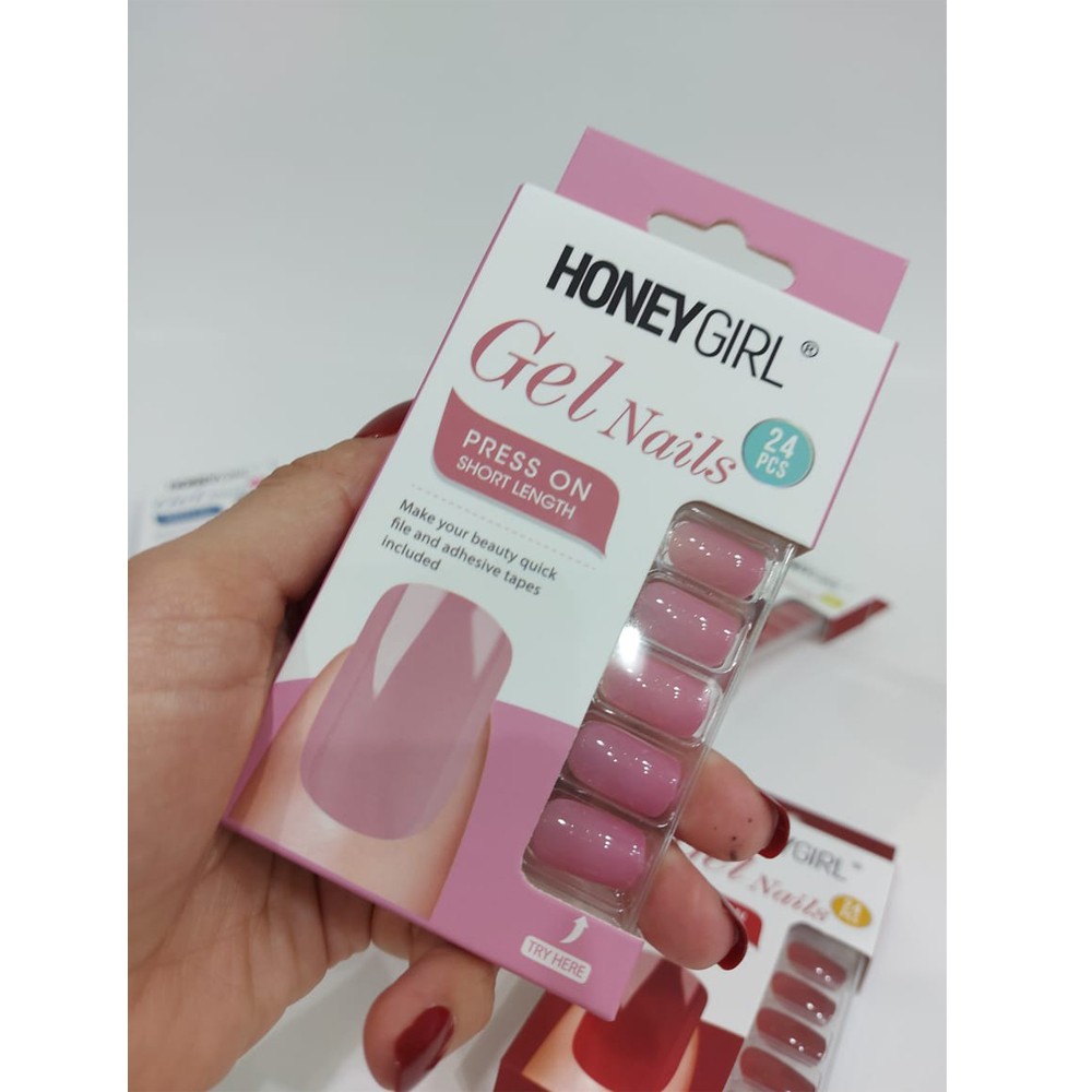 Honey Girl - Uñas en Gel Press On  8