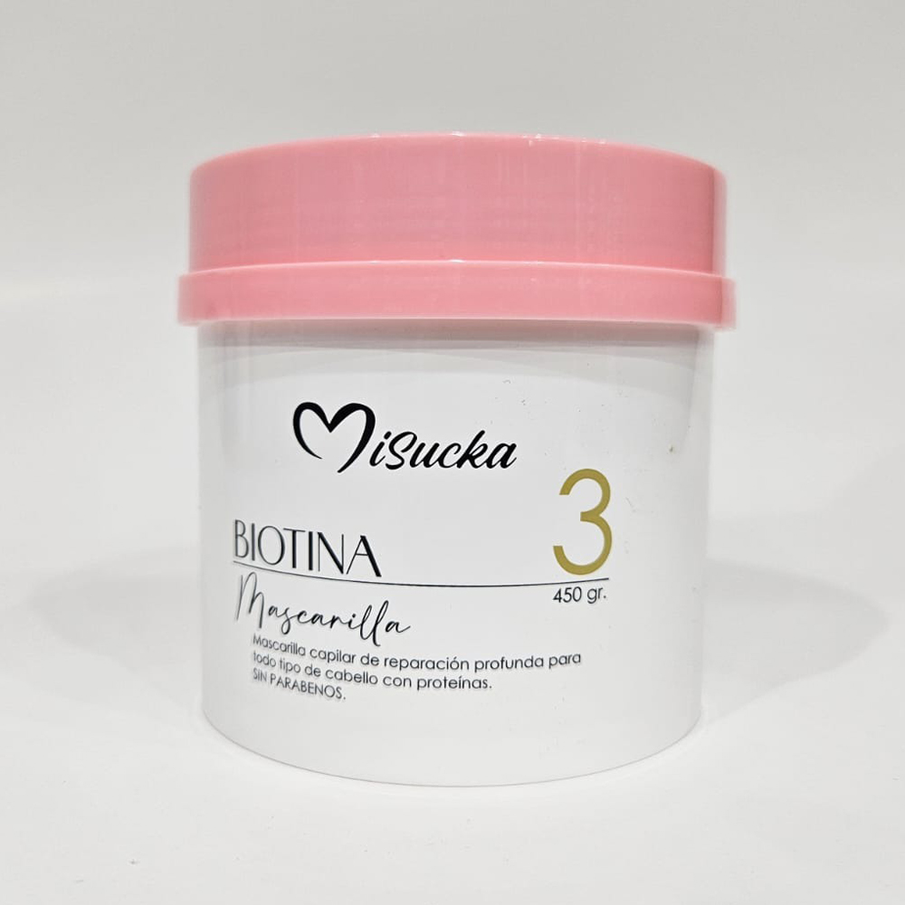 Misucka - Mascarilla 3 Capilar Biotina  450g 1