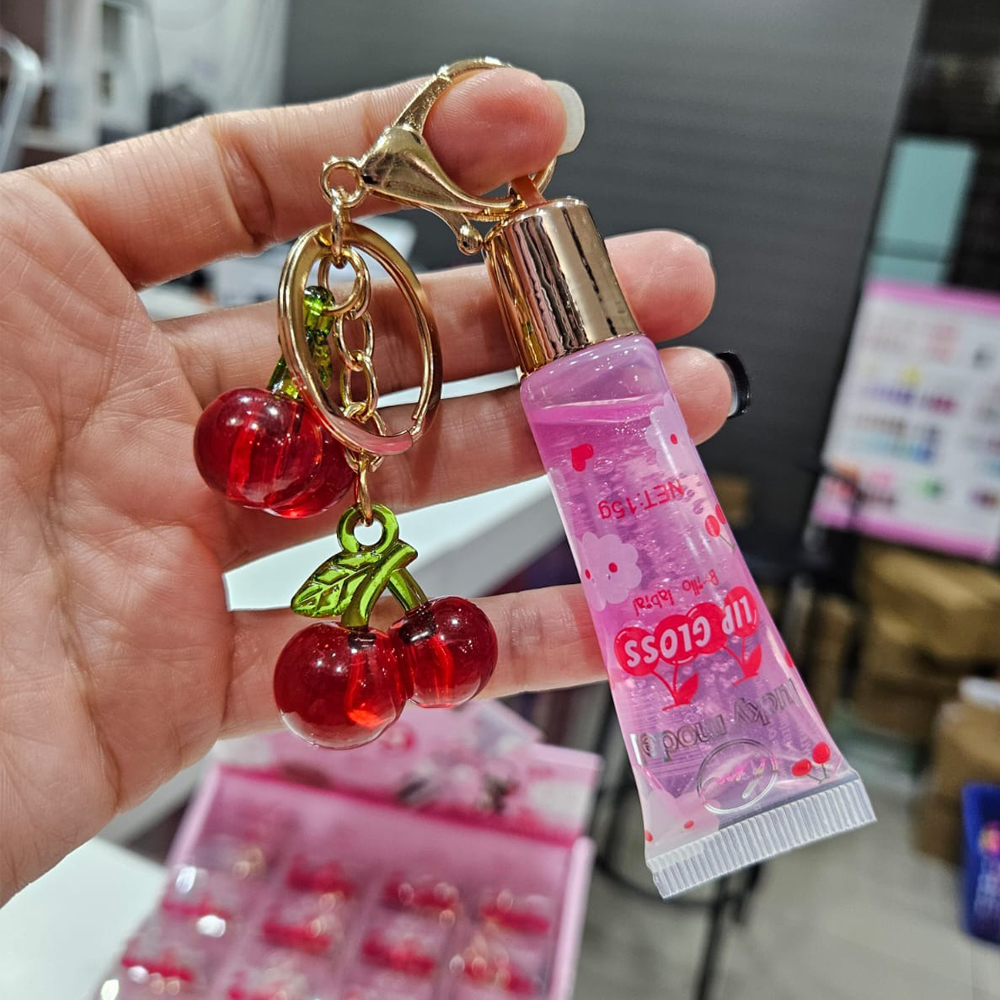 Brillo Llavero, Lip Gloss Cereza 1