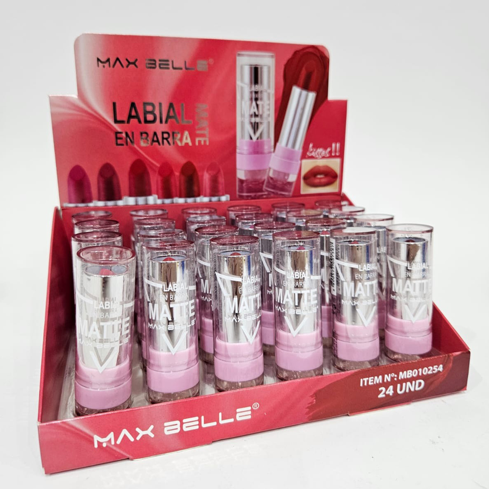 Labial en Barra Matte Maxbelle 4