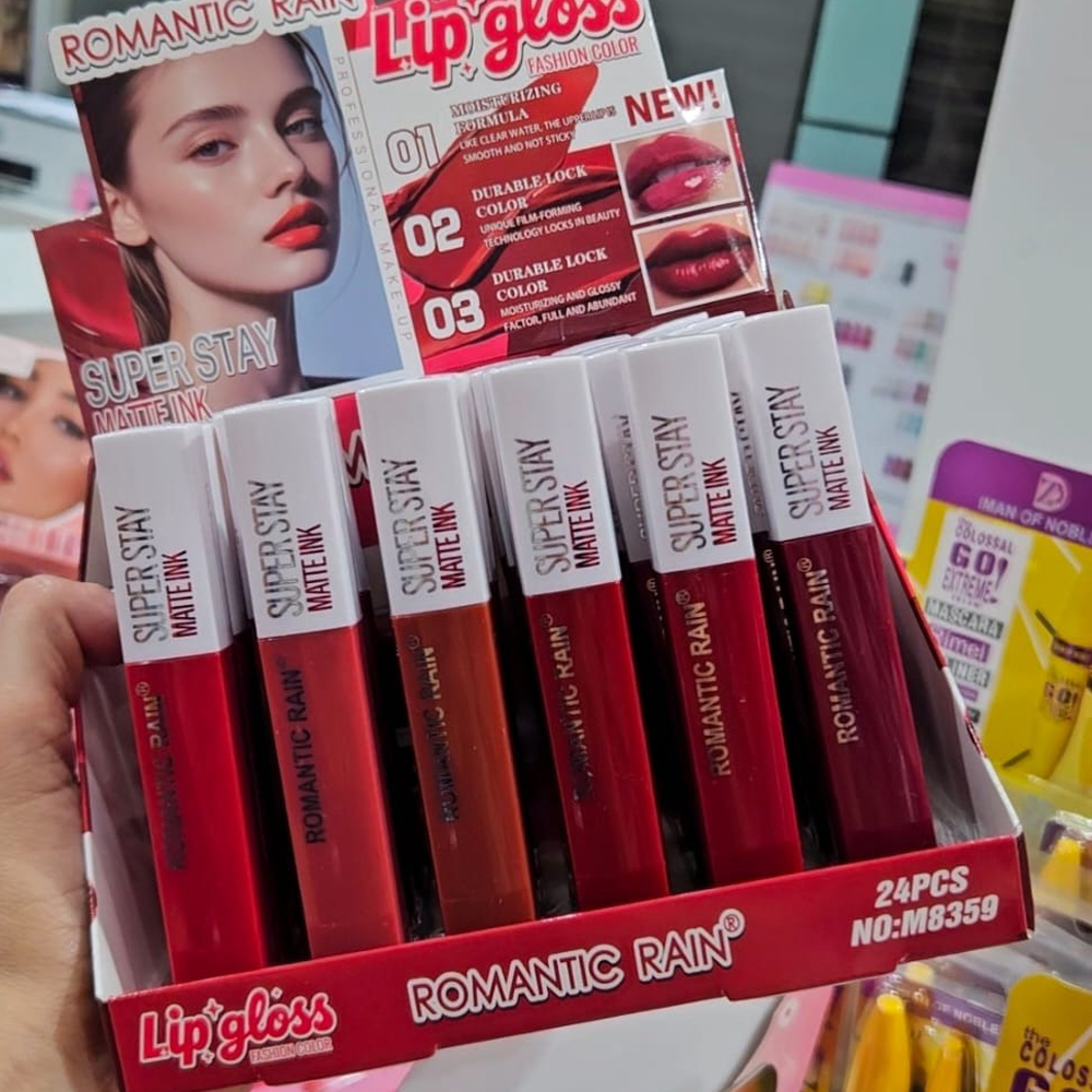 Labial Gloss Matte Romantic Rain 1
