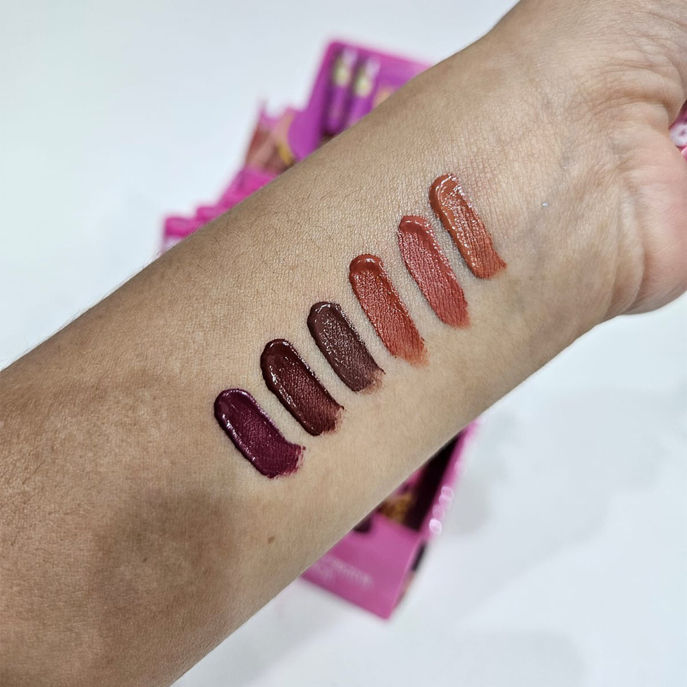 2en1 Labial + Brillo Febble Colores Cáfe 5