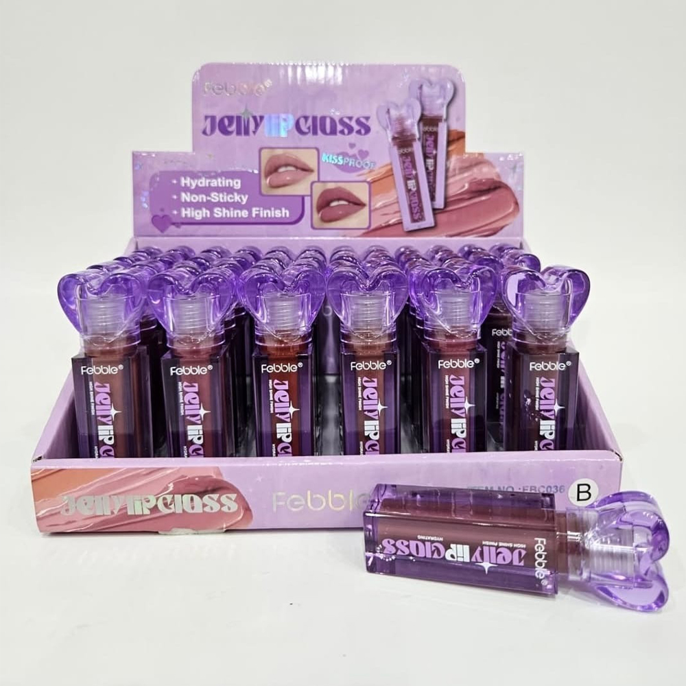 Jelly Lip Gloss Tonos Café Febble 1