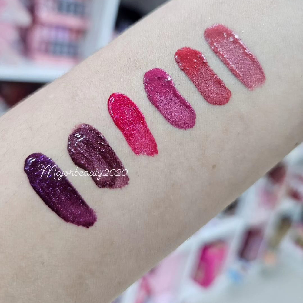 Labial Líquido Mate + Glitter + Intrasferible 2