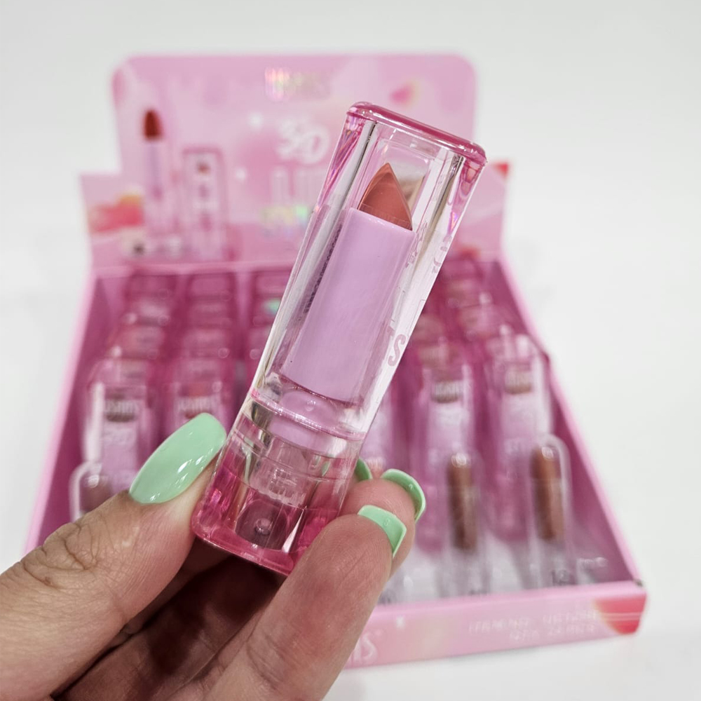 Labial en Barra 3D Mate Ushas Tonos Café 3