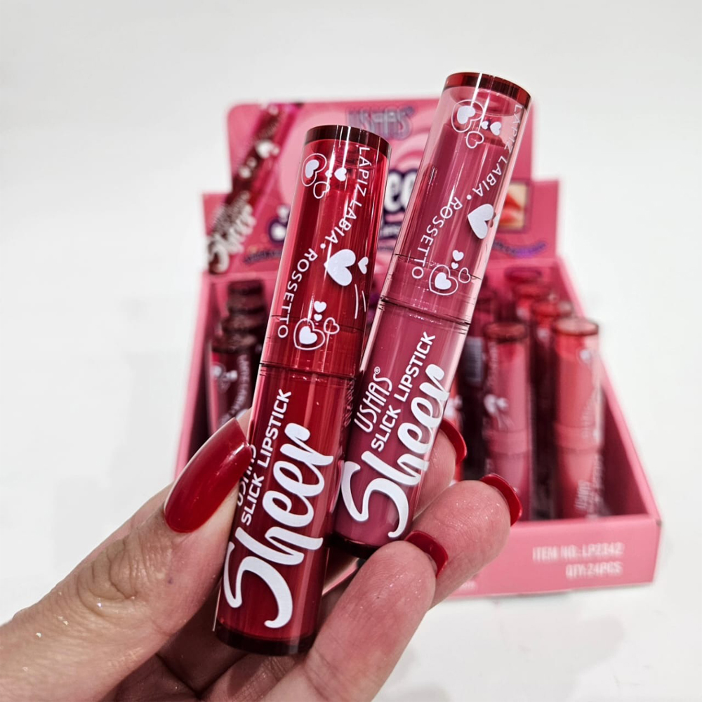 Labial en Barra con Brillo Ushas 2