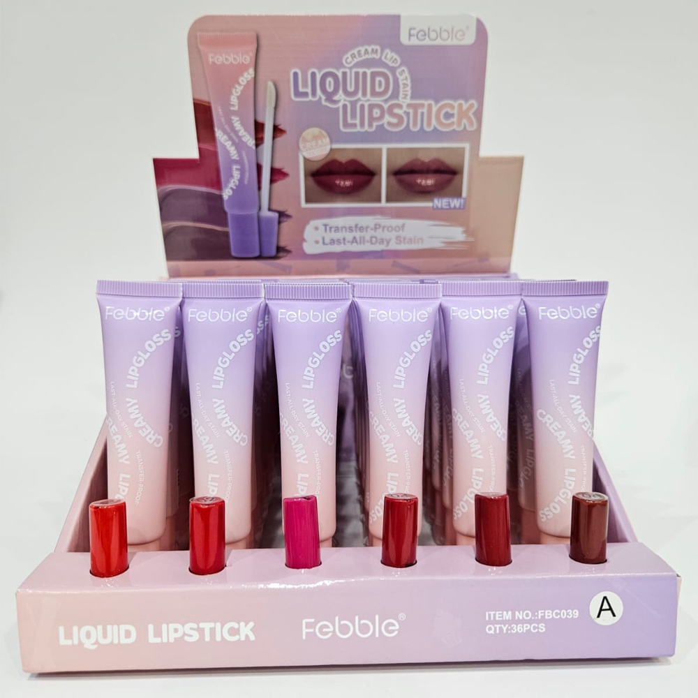 Brillo Labial Líquido - Febble Caja A 1