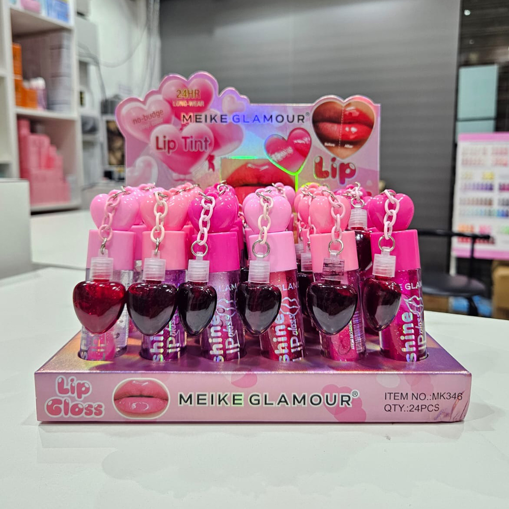 Brillo + Tinta Labial Meike Glamour 1