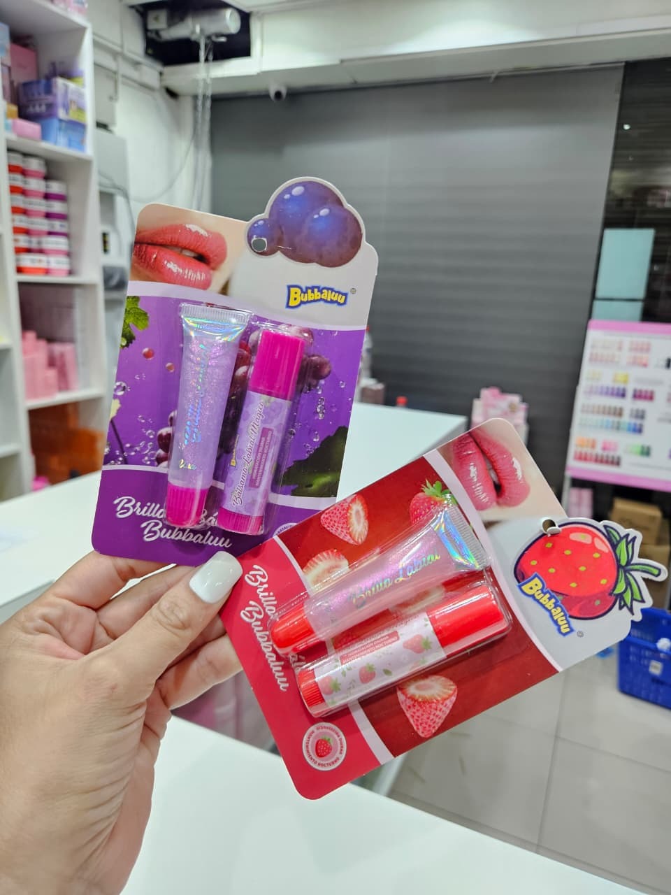 Set de Brillo + Balsamos de labios Bubbaluu 2