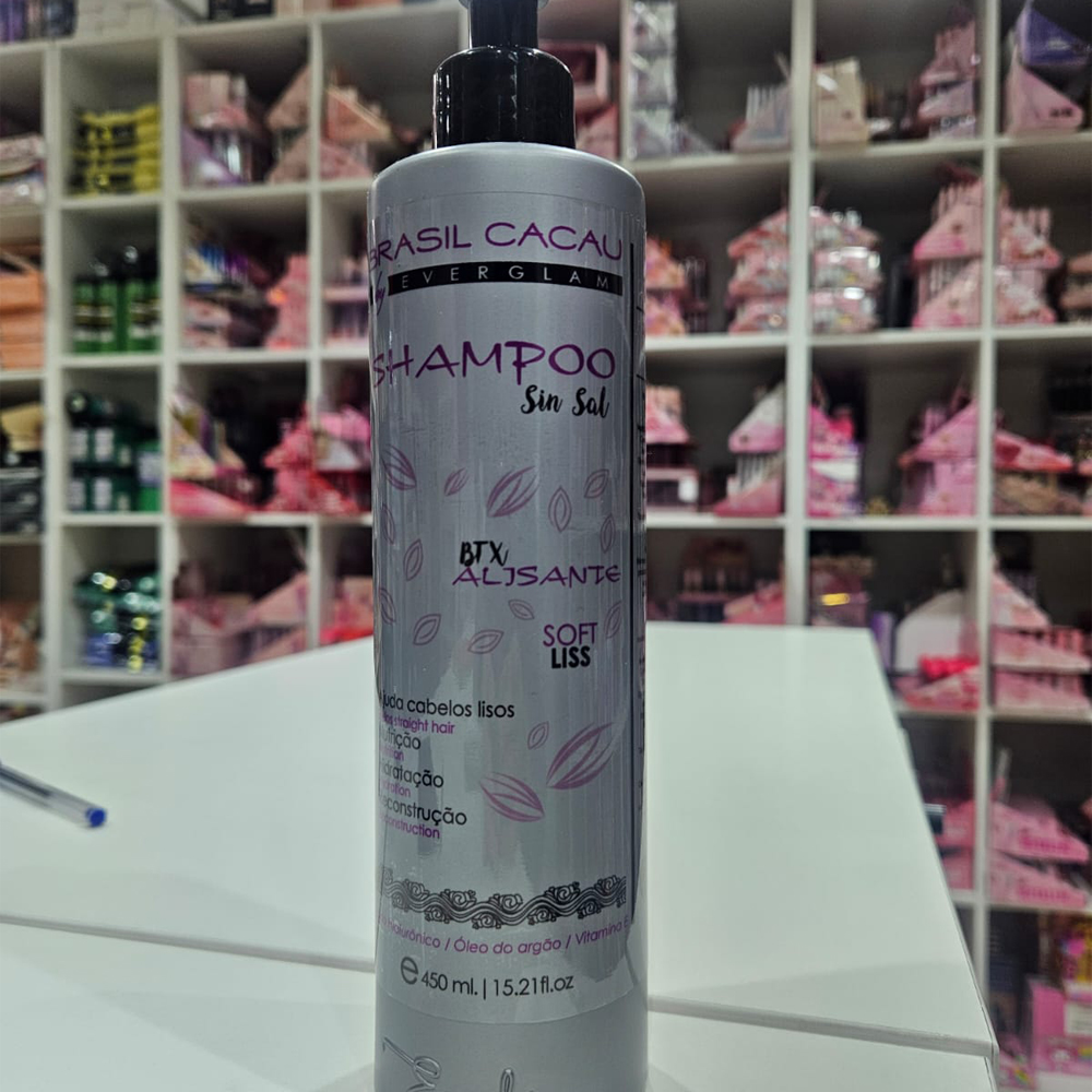 Everglam - Shampoo Alisante Sin Sal 450ml 1