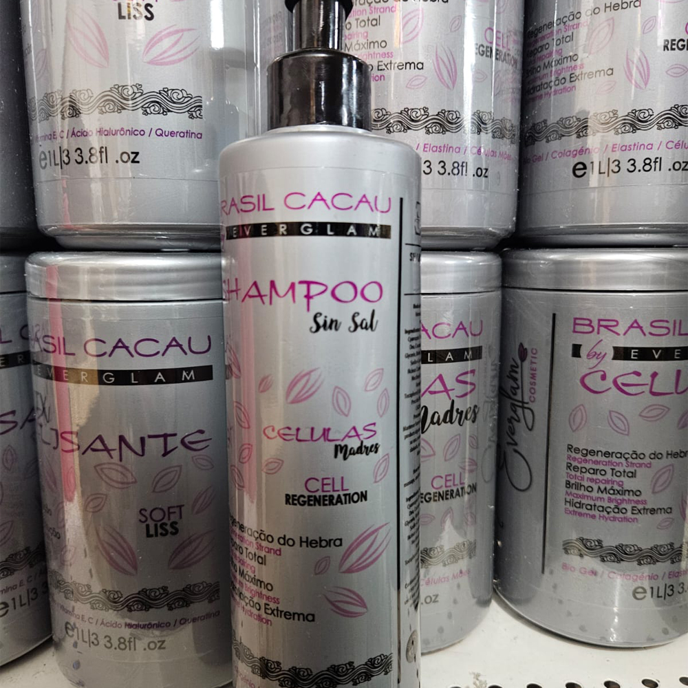 Everglam - Shampoo Células Madres Sin Sal 450ml 1