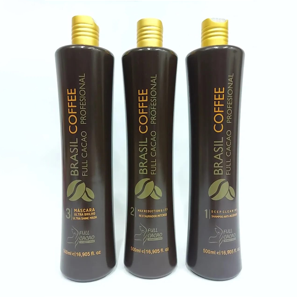 Kit de Alisado 3 Pasos Brasil Coffe - Full Cacao 1