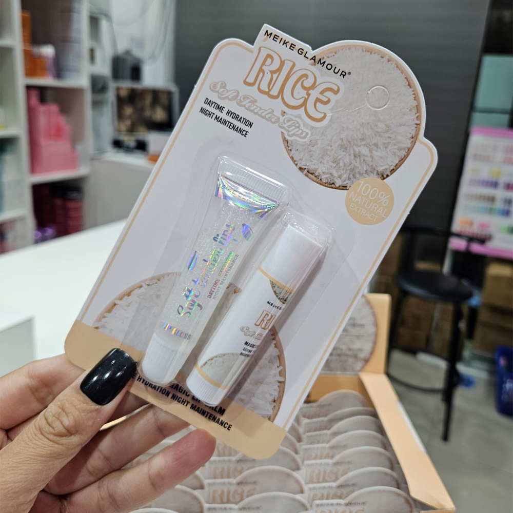 Set de Bálsamo + Brillo labial de Arroz 1