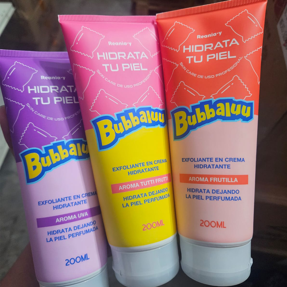 Exfoliante en crema Bubbaluu 200ml 1