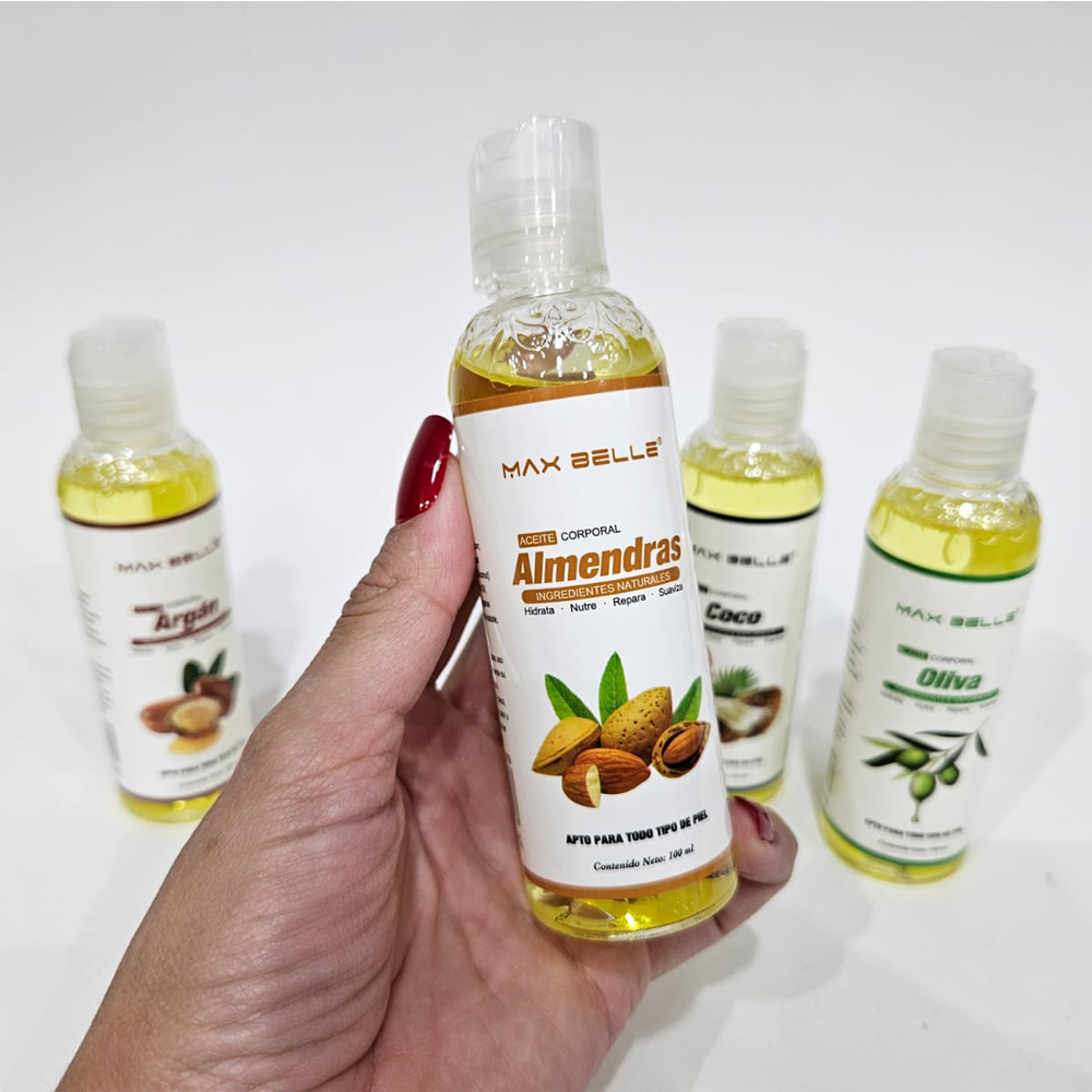 Max Belle - Aceite Corporal de Almendras 1