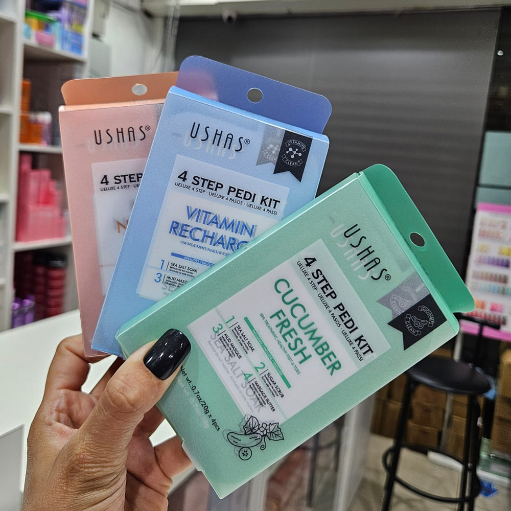  Ushas - Kit 4 Pasos Tratamientos para los Pies  1