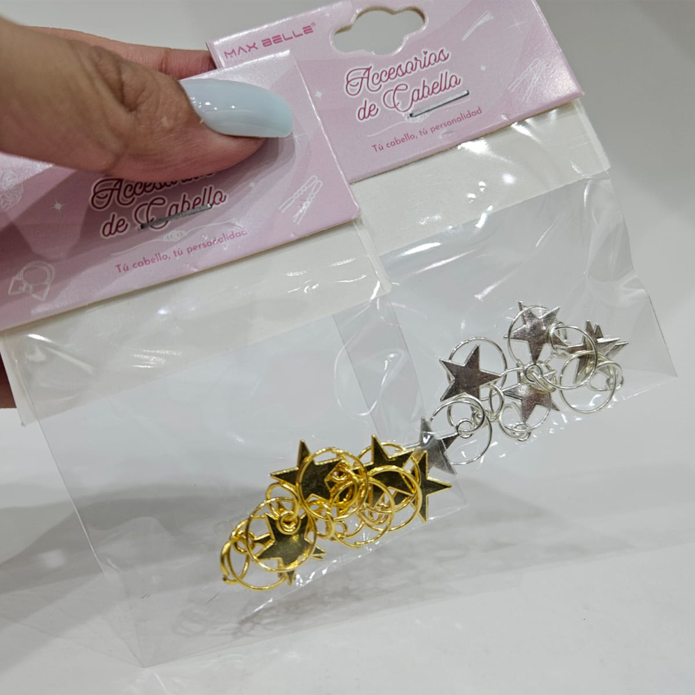 Aros de Estrella para Trenzas 1