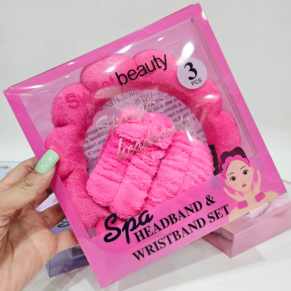 Kit Cintillo Spa + Muñequeras 1