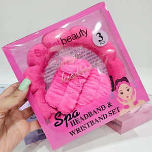 Kit Cintillo Spa + Muñequeras