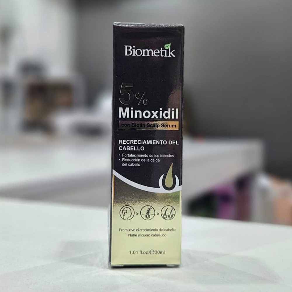 Biometik - Aceite Minoxidil 5%    30ml 1