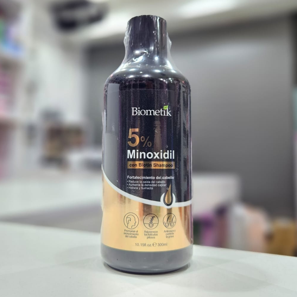 Shampoo 5% Minoxidil Biometik 300ml 1