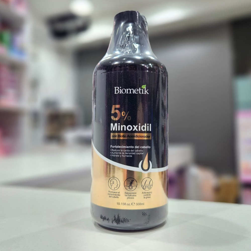 Acondicionador 5% Minoxidil Biometik 300ml 1