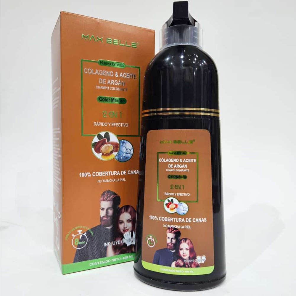 Shampoo Cubre Canas Marron 1