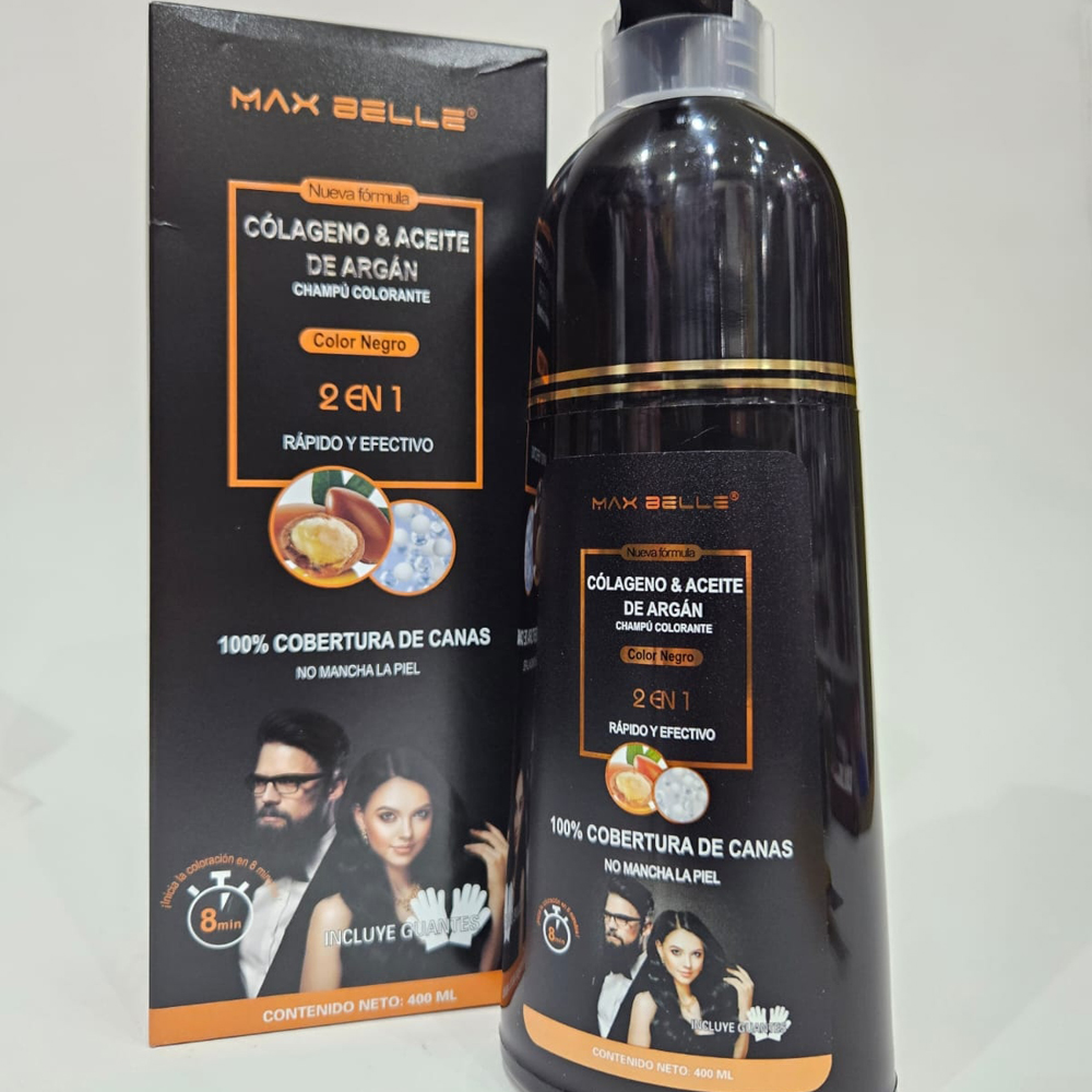 Shampoo Cubre Canas Negro 1