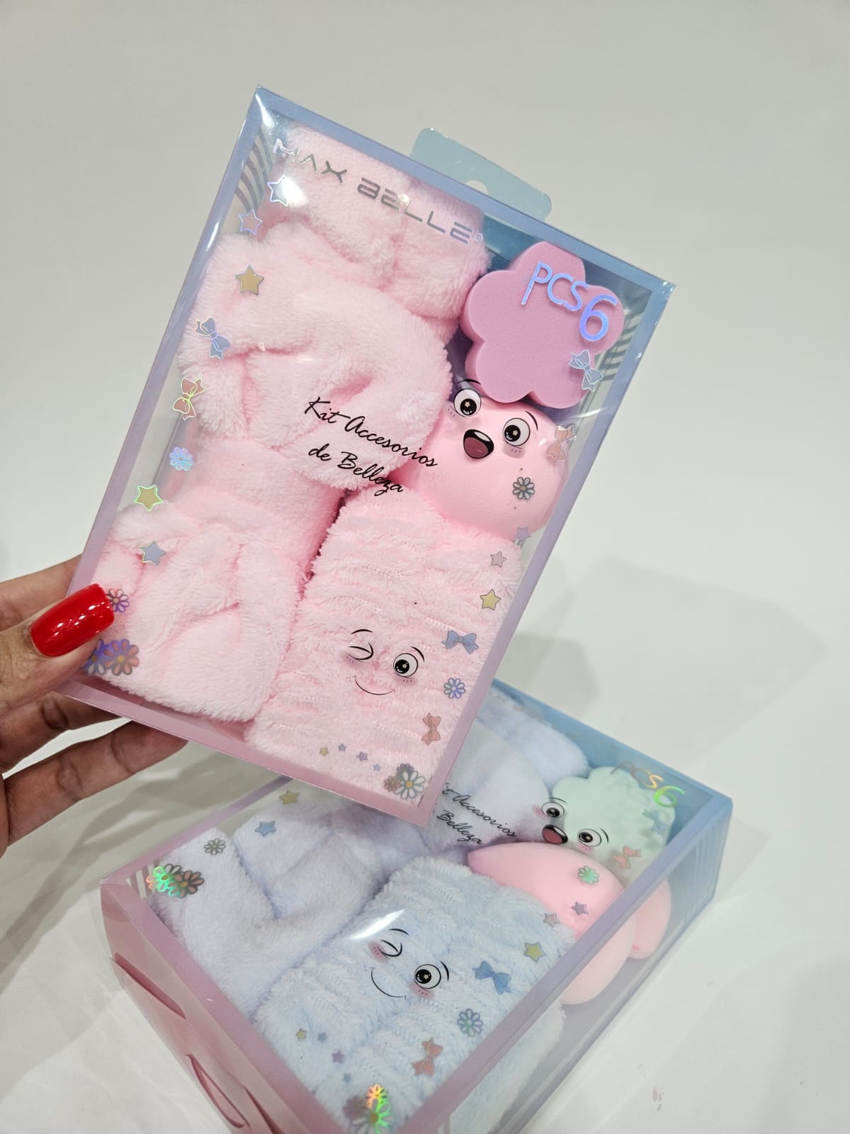 Kit Cintillo + Muñequeras + Esponjas de Maquillaje 1