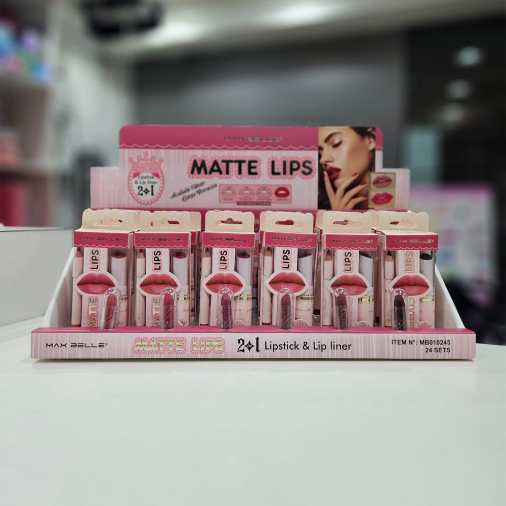 Set de Labial en Barra + Lápiz Delineador  1
