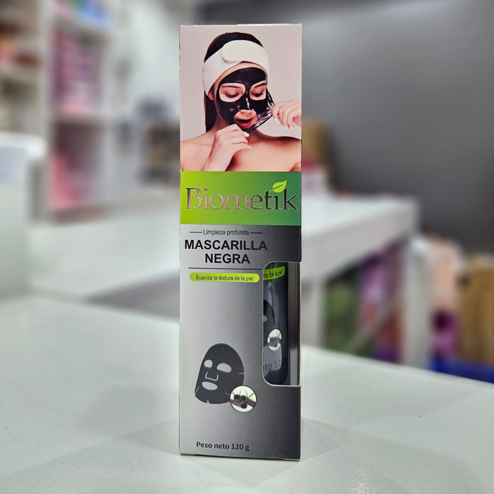 Biometik - Mascara Facial Negra 120g 1