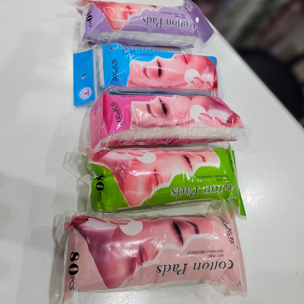 Almohadilla de algodón Desmaquillante 80pcs 2