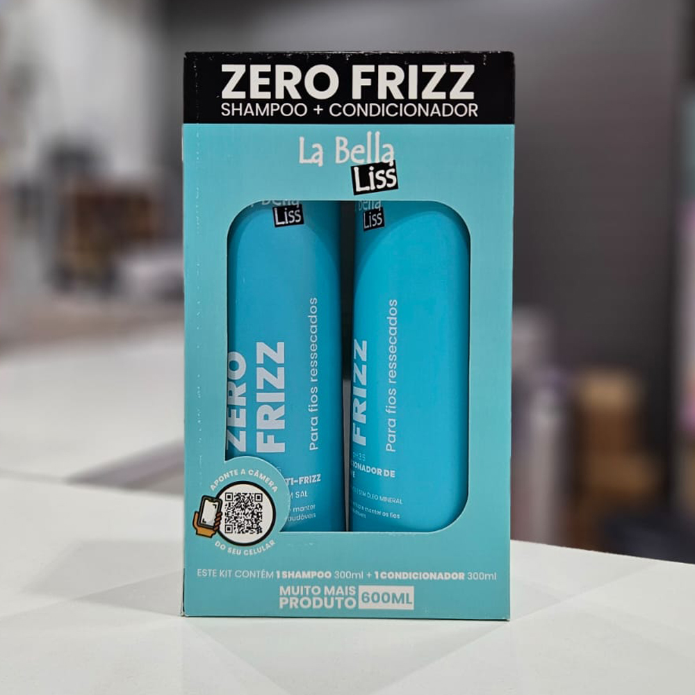 La Bella Liss - Kit Zero Frizz. Shampoo + Acondicionador 300ml+300ml 1