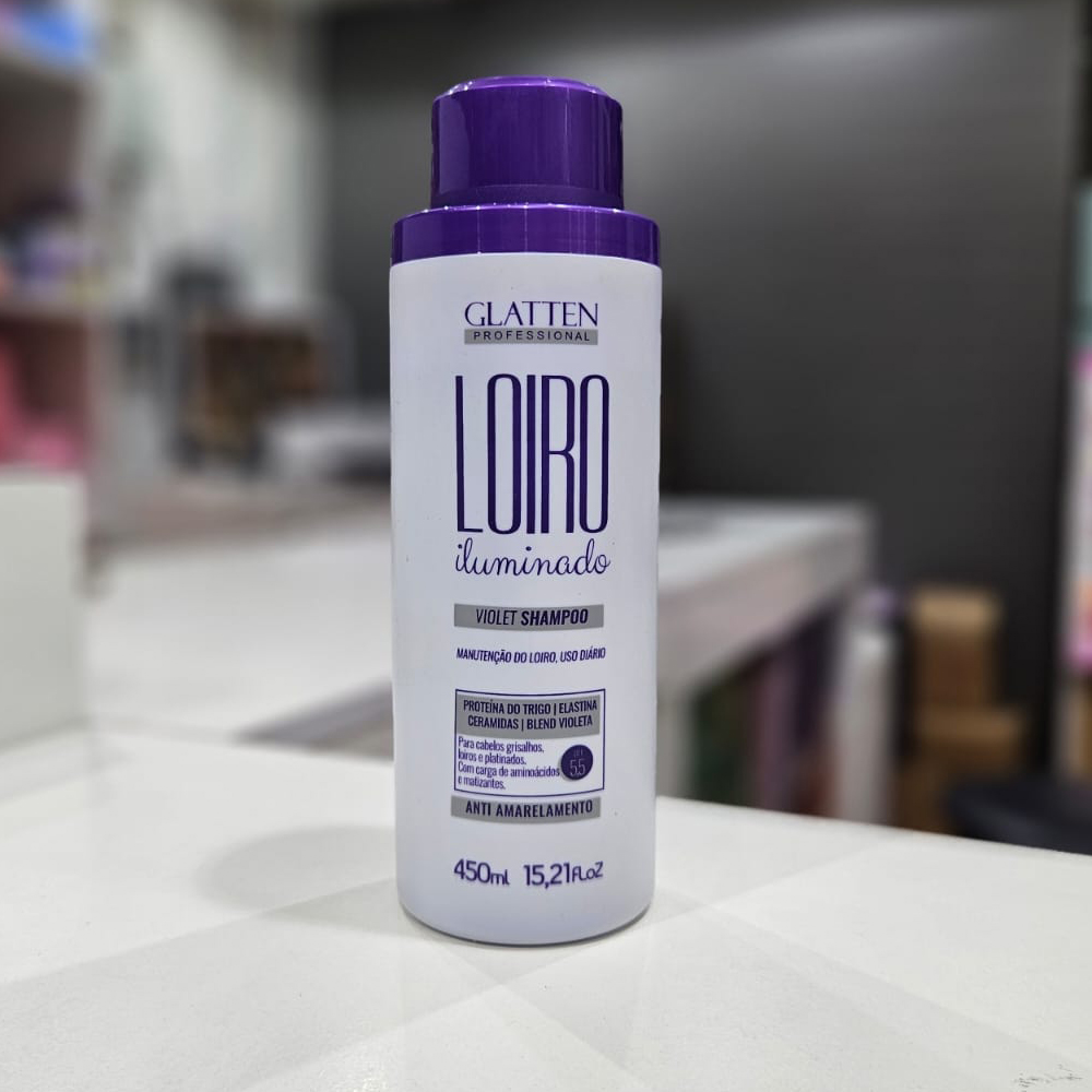 Glatten - Shampoo Violeta 450ml 1