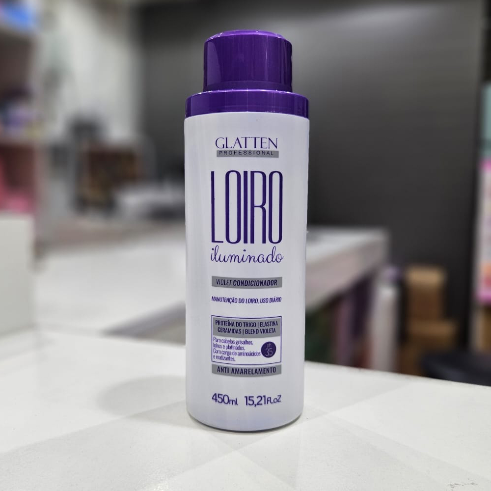 Glatten - Acondicionador Violeta 450ml 1