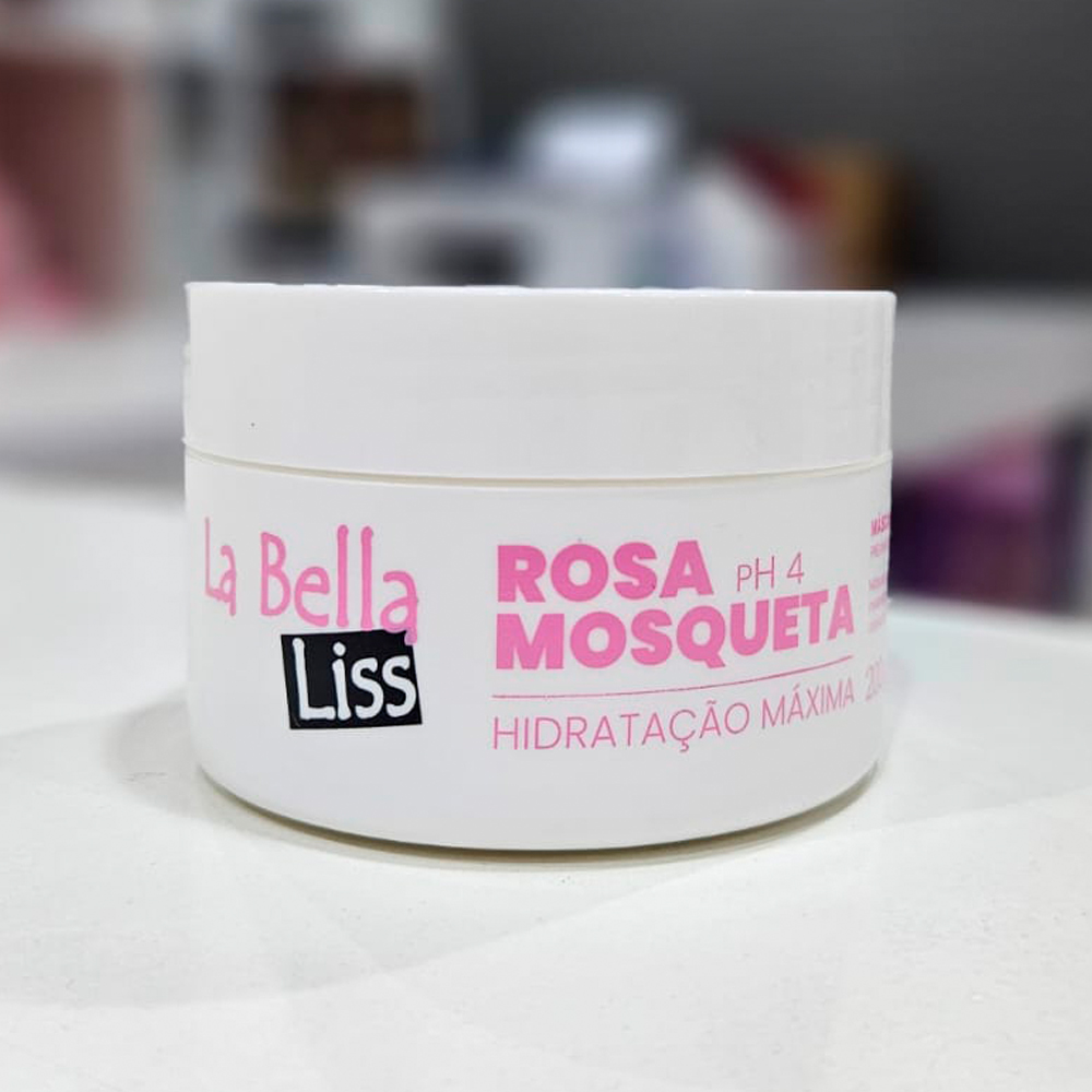 La Bella Liss - Mascara Capilar Rosa Mosqueta 200g 1