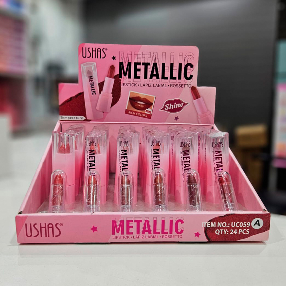 Ushas - Labial metalizado rossetto 1