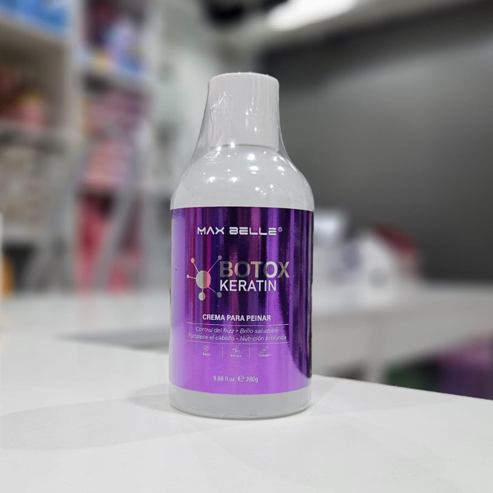 Max Belle - Crema para Peinear Botox Keratin 280g 1