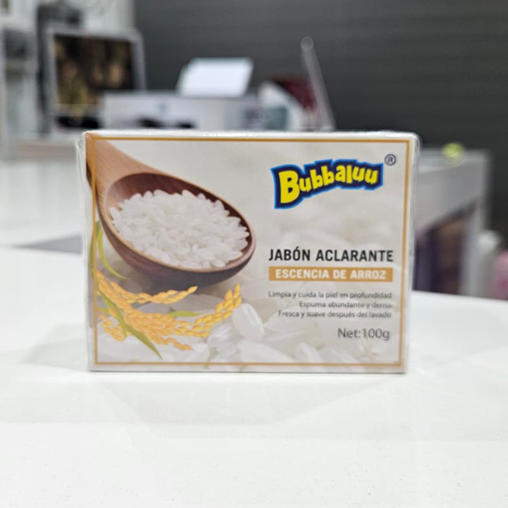 Bubbaluu - Jabón Aclarante esencia de arroz 1