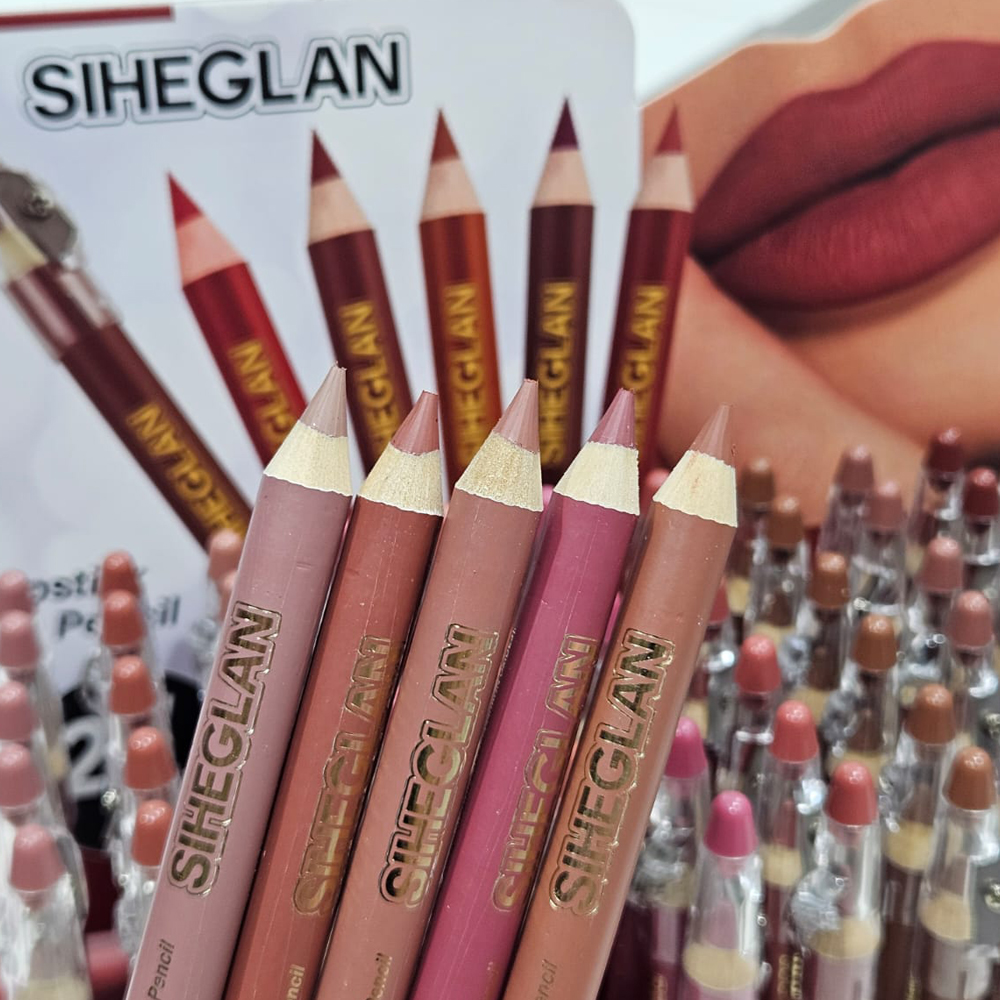 Siheglan - Lápiz delineador de labios con sacapuntas 3