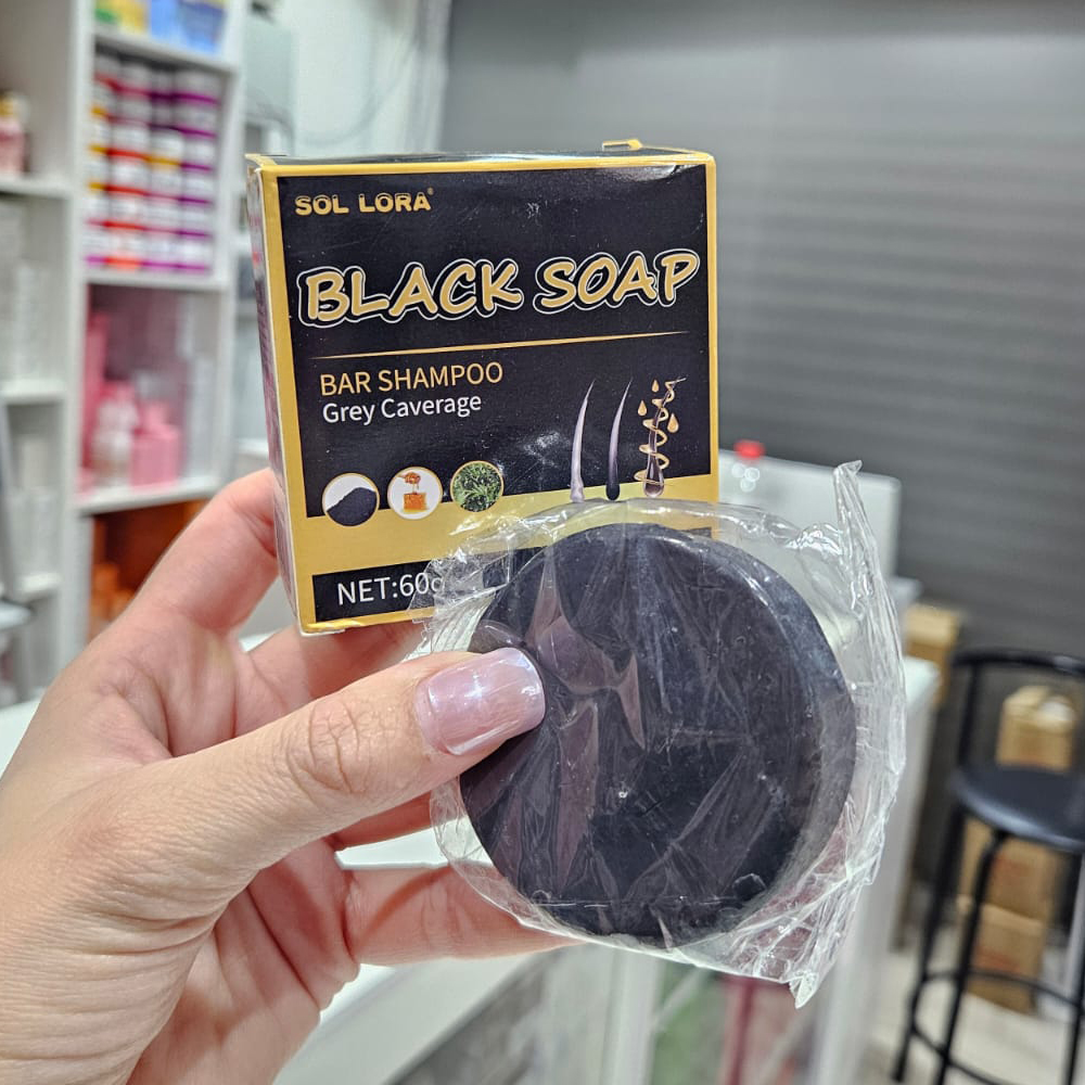 Sol Lora - Shampoo en barra, cavidad gris 2