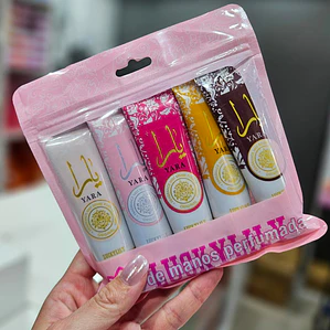 Set de 5 cremas para mano Perfume Alternativos arabes 30g