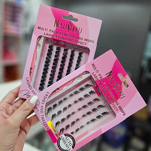 New How - Set de Pestañas por Racimo + Pinza AD4715